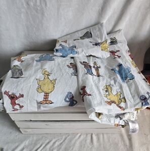 Pottery Barn Kids Sesame Street Toddler Sheet Set